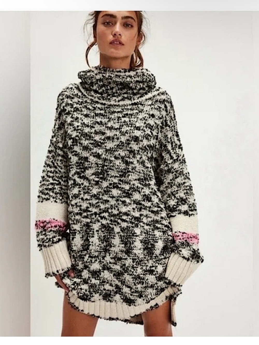 Free People Winter Storm Tunic Oversized Sweater Size XS